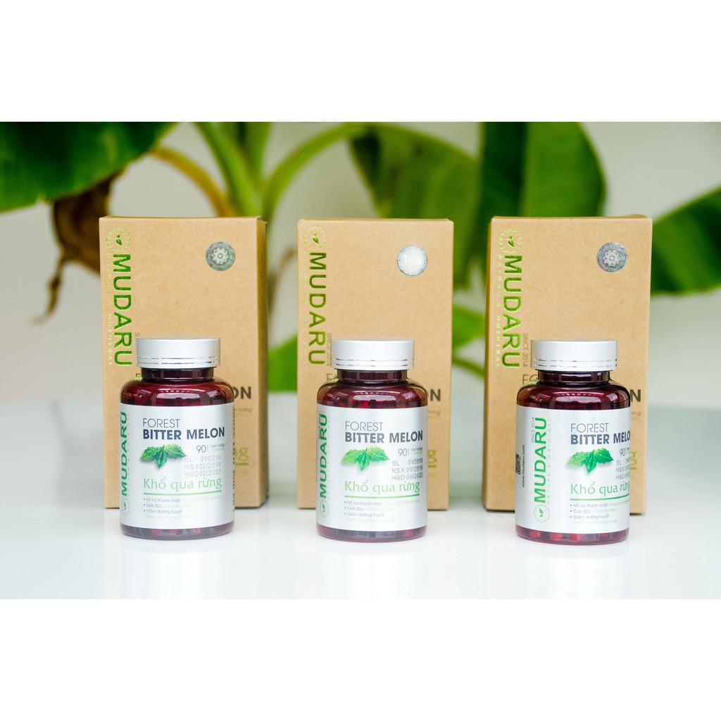 Viên Uống Khổ Qua Rừng Mudaru Chính Hãng Hộp 90 Viên Tốt Cho Người Bệnh Tiểu Đường Bệnh Gan Healthy247