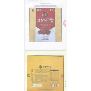 Nước chiết xuất Sâm núi Safron (50ml x 30 gói)