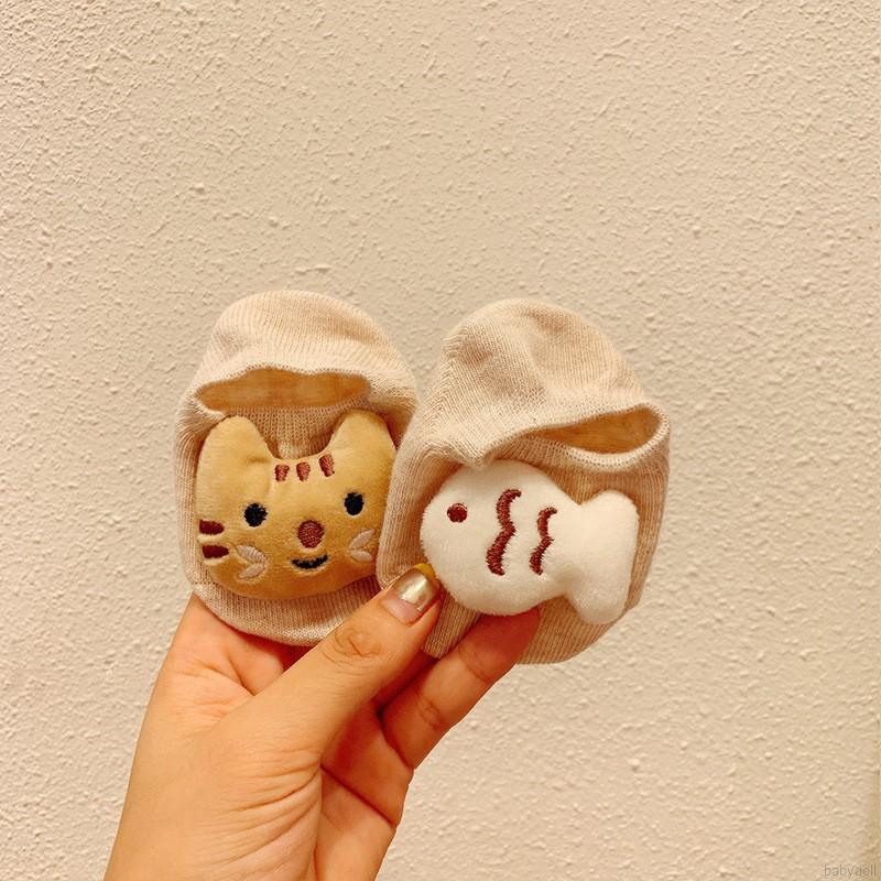 Vớ cotton họa tiết hoạt hình đáng yêu cho bé
