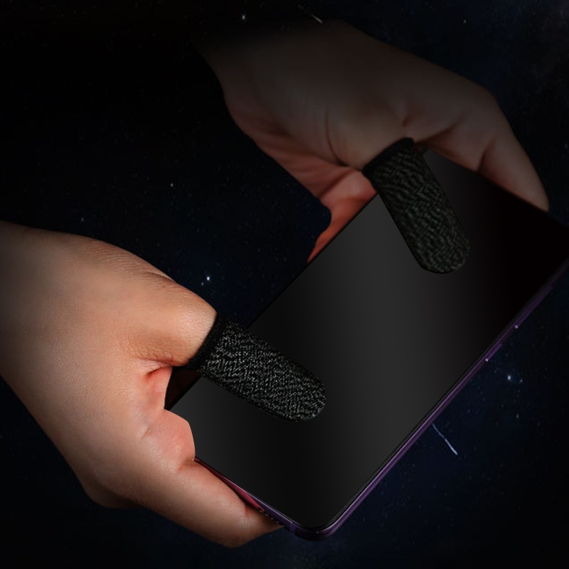 Vỏ Bọc Ngón Tay Chống Mồ Hôi Bằng Sợi Carbon Cho Máy Chơi Game King Glory Peace Elite