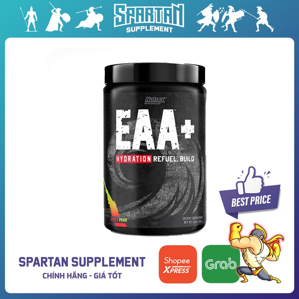 Nutrex EAA Hydration - Phục Hồi, Phát Triển Cơ Bắp, Bổ Sung Điện Giải Bù Nước 30 Lần Dùng