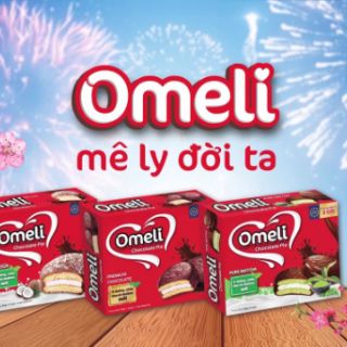 Bánh Omeli Chocolate Pie - hộp 300g