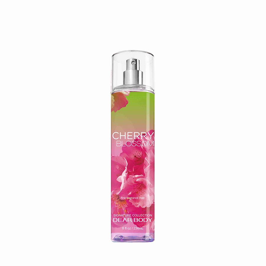 BODY MIST DEAR BODY 236ml - XỊT THƠM TOÀN THÂN NỮ - TẠO MÙI THƠM CƠ THỂ - LƯU HƯƠNG 5-8h - ĐA DẠNG MÙI HƯƠNG - QUYẾN RŨ
