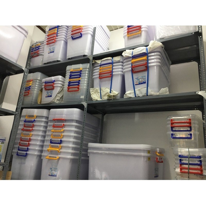 Thùng Nhựa vuông 30 lít Duy Tân No.750 - có bánh xe HONEYSHOP86