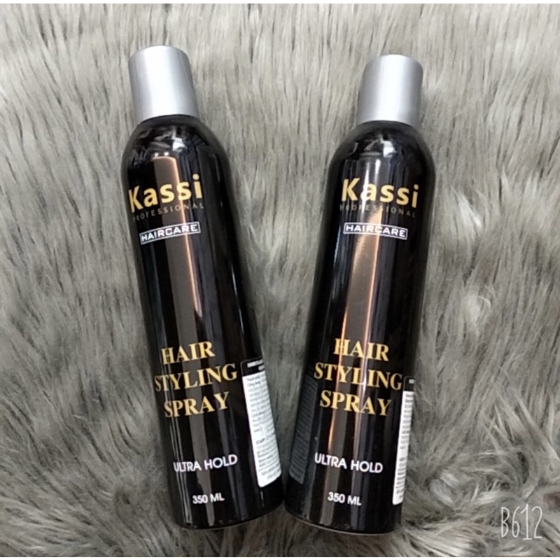 Keo xịt bóng Kassi 350ml _Keo xịt bóng tạo kiểu tóc Hair styling spray Kassi chính hãng date mới.