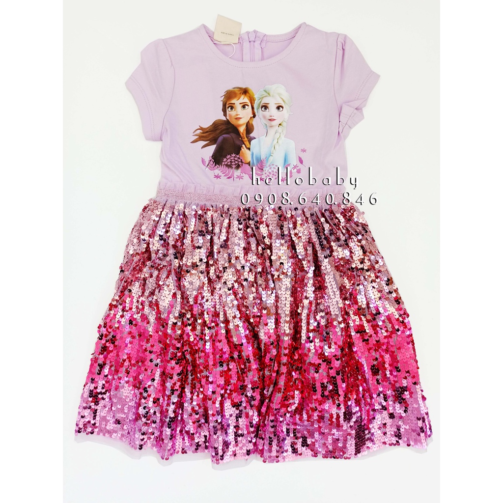 Váy đầm Elsa cho bé