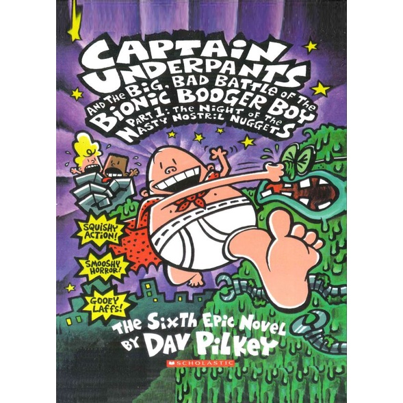 CAPTAIN UNDERPANTS – 12q bản tiếng anh, giấy vàng chống lóa, chất lượng tốt