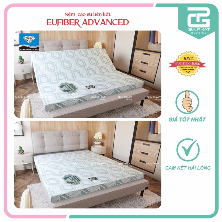 Nệm Cao Su Liên Kết Kim Cương EUFIBER ADVANCED ( Chính hãng) đủ kích thước.