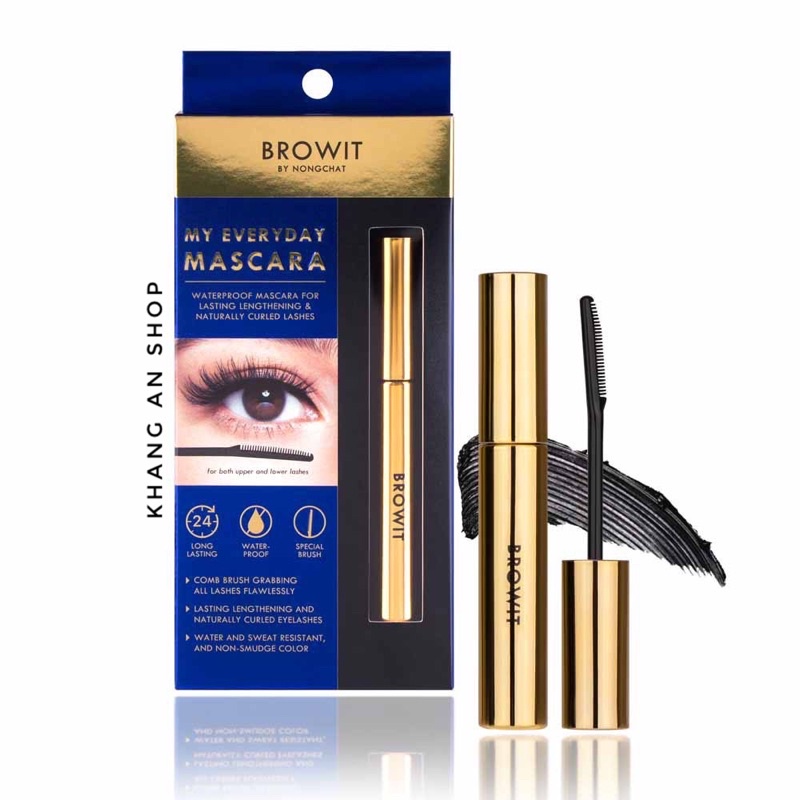 Mascara NongChat Browit làm dày và dài mi Thái Lan