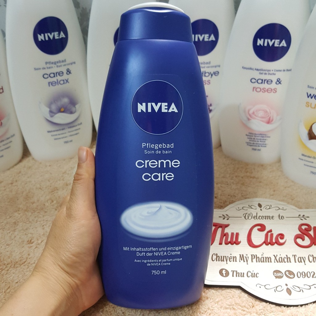 Sữa tắm Nivea Đức 750ml [hàng chuẩn]