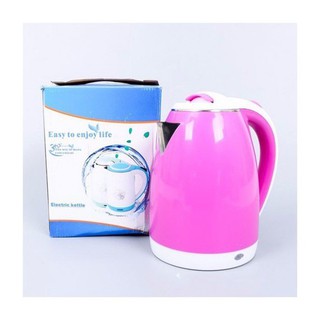 Ấm đun nước siêu tốc 2 lớp chống nóng 1.8l chất liệu cao cấp không gỉ