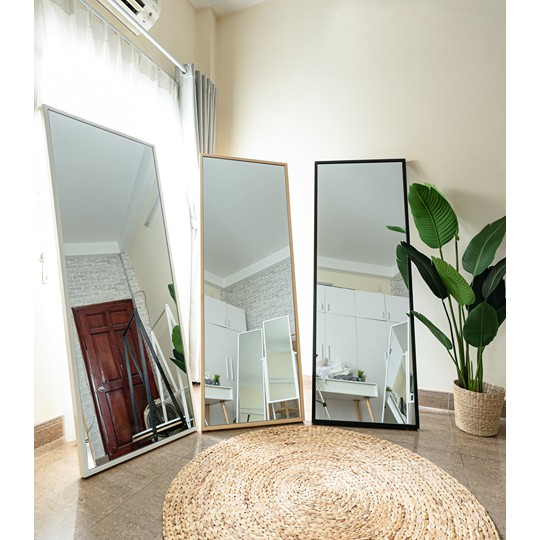Gương đứng G60 - Gương soi toàn thân- phong cách hàn quốc - Gỗ tự nhiên