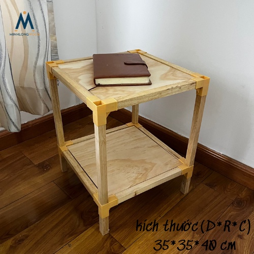 Kệ gỗ vuông - minhlongwood vuông 35cm