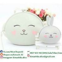 Combo 2 cặp Túi Ví silicon hình thú đáng yêu