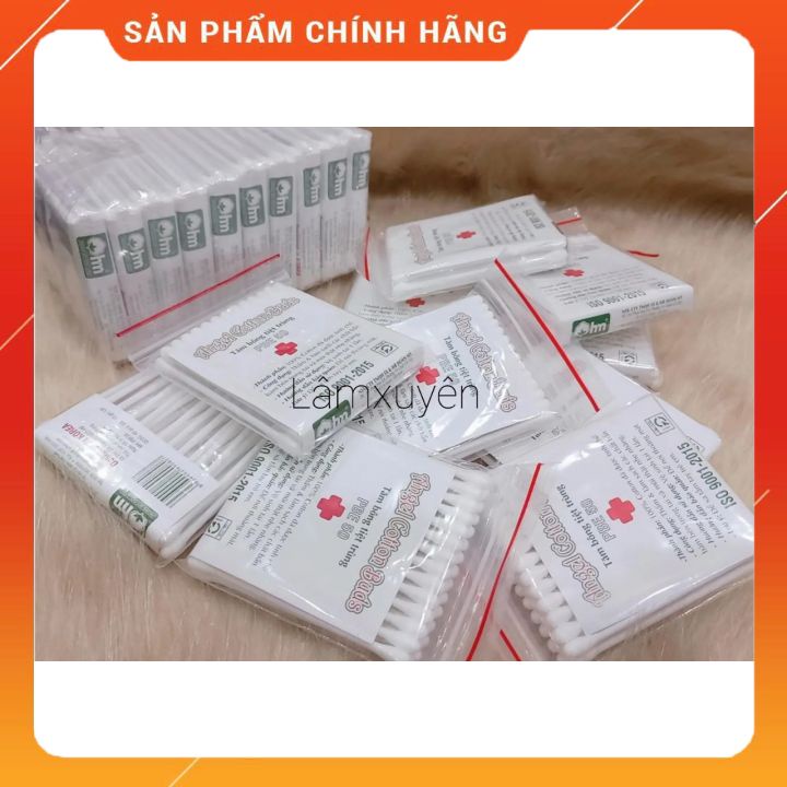 Bông tăm tiệt trùng angel cotton buds PBE 50FREESHIPđa công dụng ,nhỏ gọn nhựa mềm trơn láng,Sợi bông tự nhiên mềm mịn