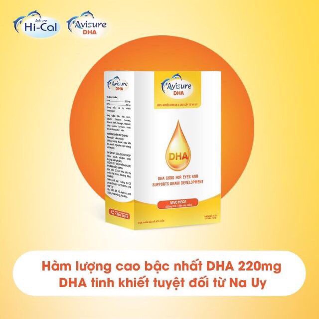 (Tích điểm nhận quà ) AVISURE DHA -DHA tinh chất từ Nauy cho mẹ bầu, giúp bé phát triển não bộ và thị giác tối ưu