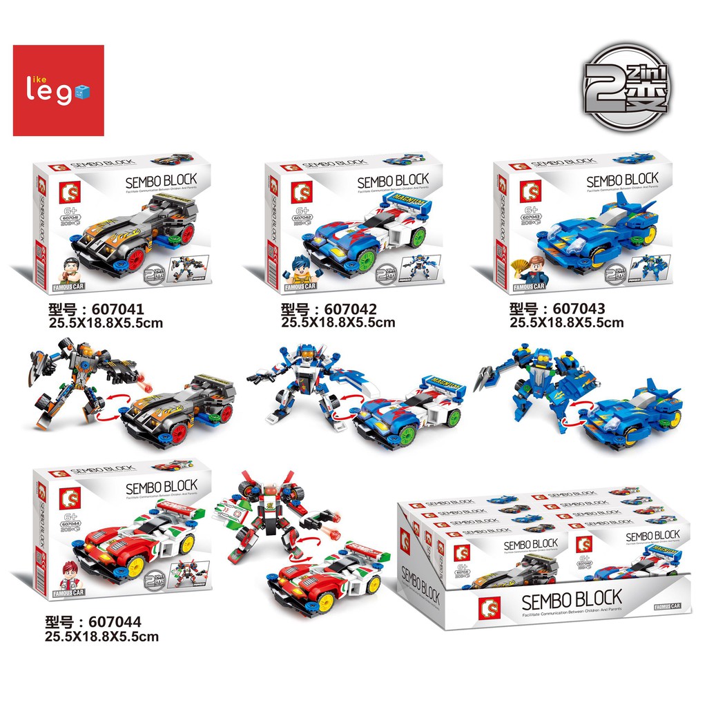 Like Lego Lắp Ráp Sembo Block 607040-44