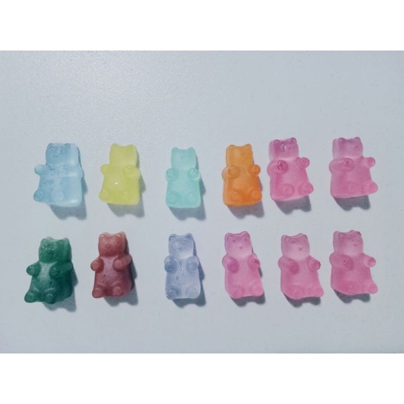 Khuôn Silicone Làm Bánh Kẹo Hình Gấu Gummy DIY