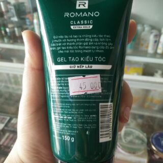Gel vuốt tóc Romano Classic 150 ml