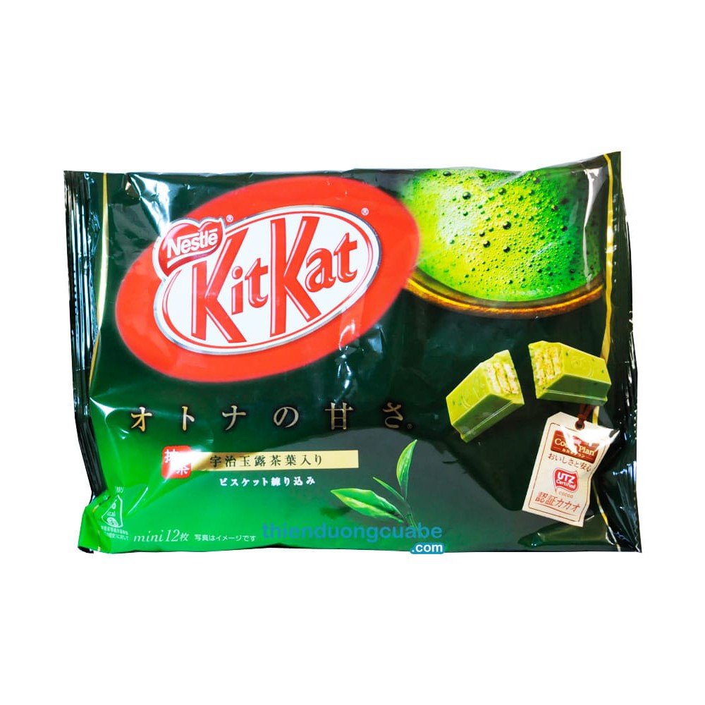 Kitkat socola vị trà xanh gói 8 thanh x17g