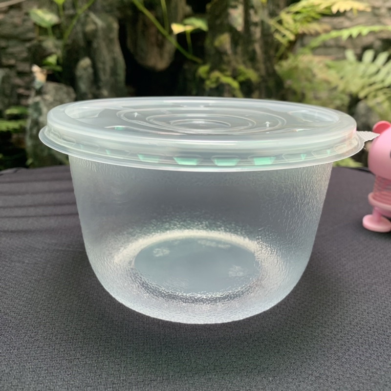 Tô nhựa đựng thực phẩm 1000ml, Tô + nắp,