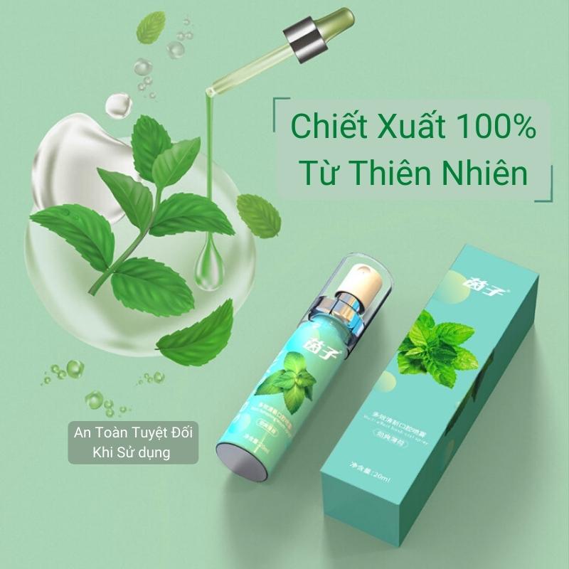 Xịt Thơm Miệng Heyxi An Toàn Xịt Thơm Miệng Thảo Mộc Chính Hãng Giúp Hết Mùi Hôi Thuốc Lá Giảm Vi Khuẩn Khoang Miệng
