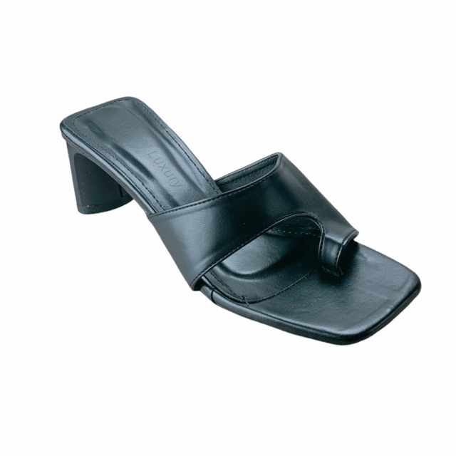 Guốc da PU mẫu mới 2021 siêu xinh cao 5cm - w58