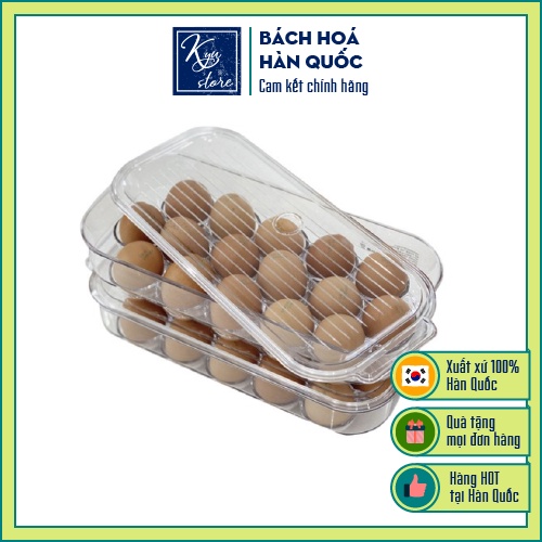 [Hàng chính hãng] Hộp bảo quản trứng 16 ngăn tủ lạnh