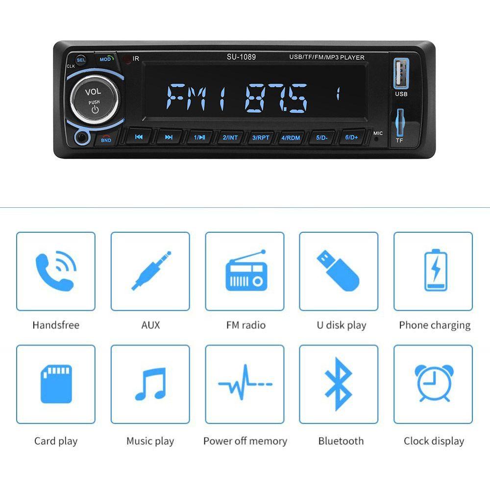 Máy Nghe Nhạc MP3 / FM / USB / AUX Rảnh Tay Cho Điện Thoại