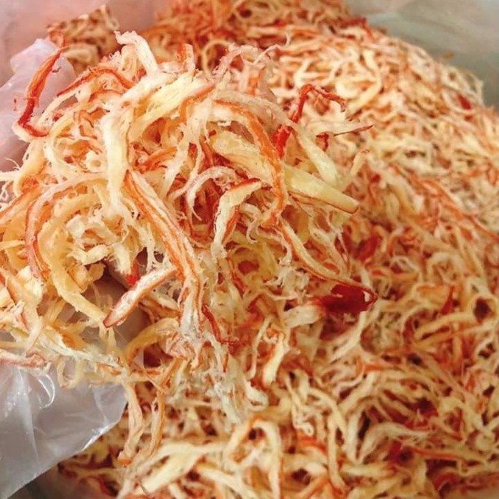 MỰC SỢI HẤP NƯỚC DỪA  Bình Thuận ngon rẻ hũ 200g