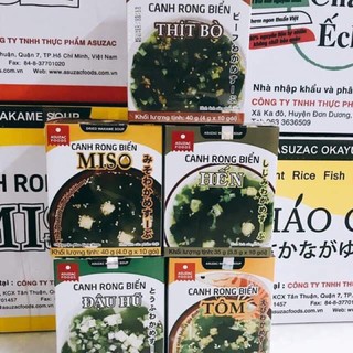Canh rong biển asuzac nhật - có sẵn 5 vị