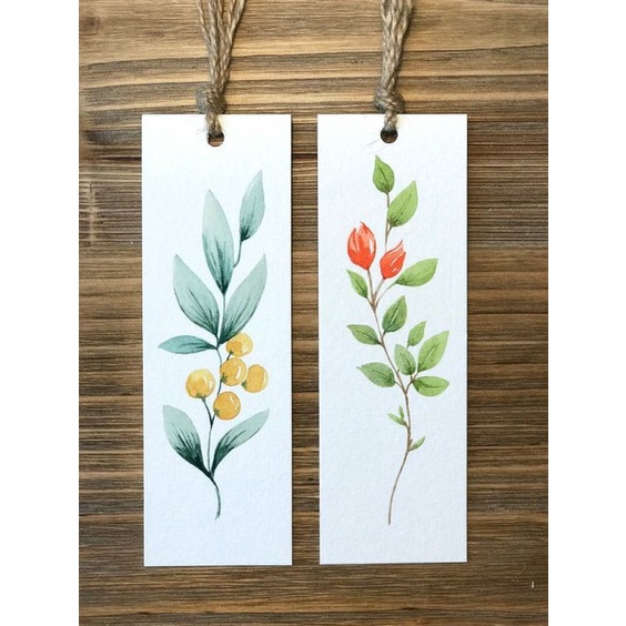 Kẹp sách DIY thêu  MÈO hoa - KIT nguyên liệu tự thêu COMBO THÊU ĐÁNH DẤU SÁCH hoa cỏ xinh xẵn- MIE handmade shop