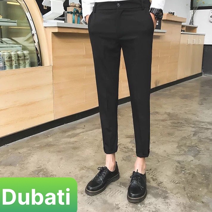 QUẦN TÂY ÂU ỐNG CÔN 3 MÀU VIP XÁM, ĐEN, TRẮNG XÁM PHONG CÁCH HÀN QUỐC CAO CẤP- DUBATI FASHION