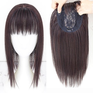 Tóc giả 🥰 freeship 50k🥰 tóc giả mái tóc che hói đỉnh đầu có da đầu mái thưa cao cấp