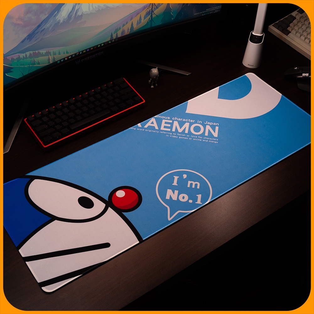 Mouse Pad, Miếng Lót Chuột Cỡ Lớn, Bàn Di Chuột Cute Dễ Thương 900x400/800x300 độ dày 3 mm