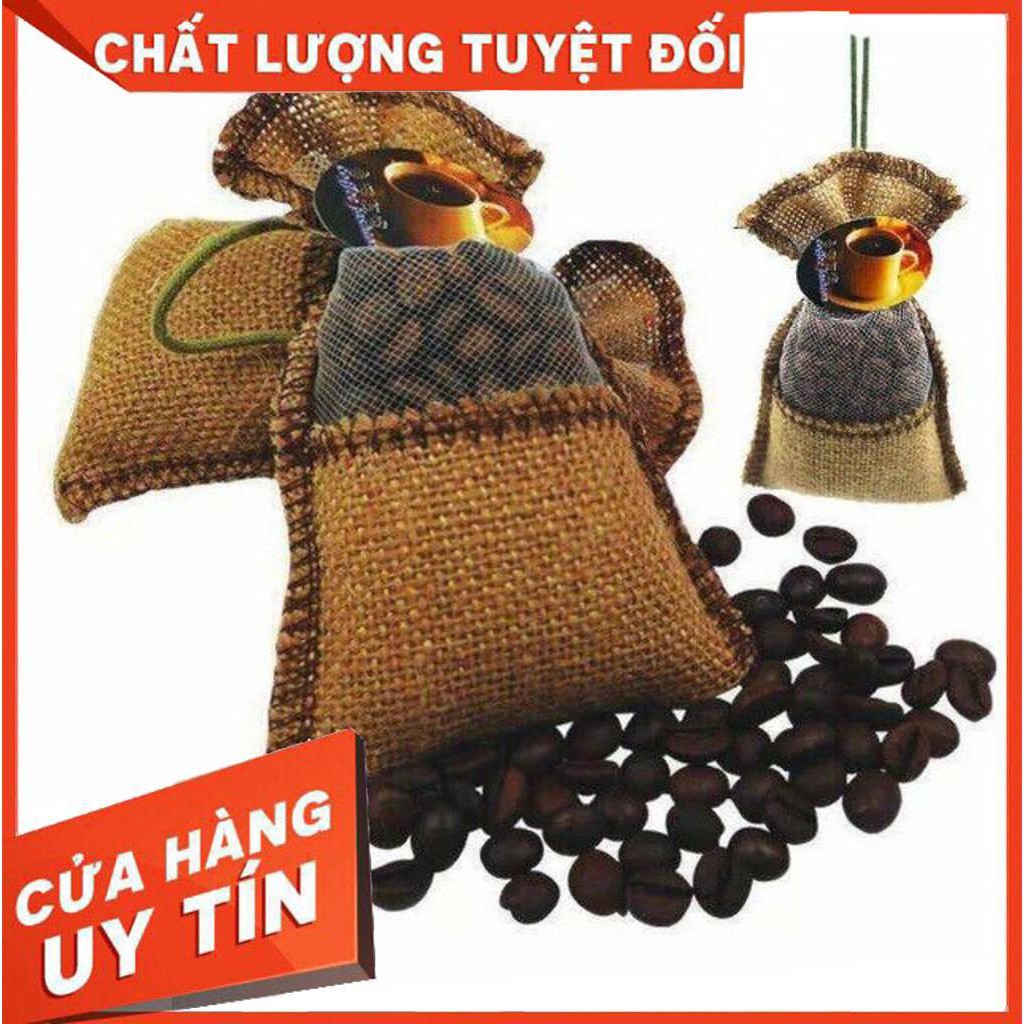 Túi cafe treo oto kèm tinh dầu hương Cafe Hazelnut