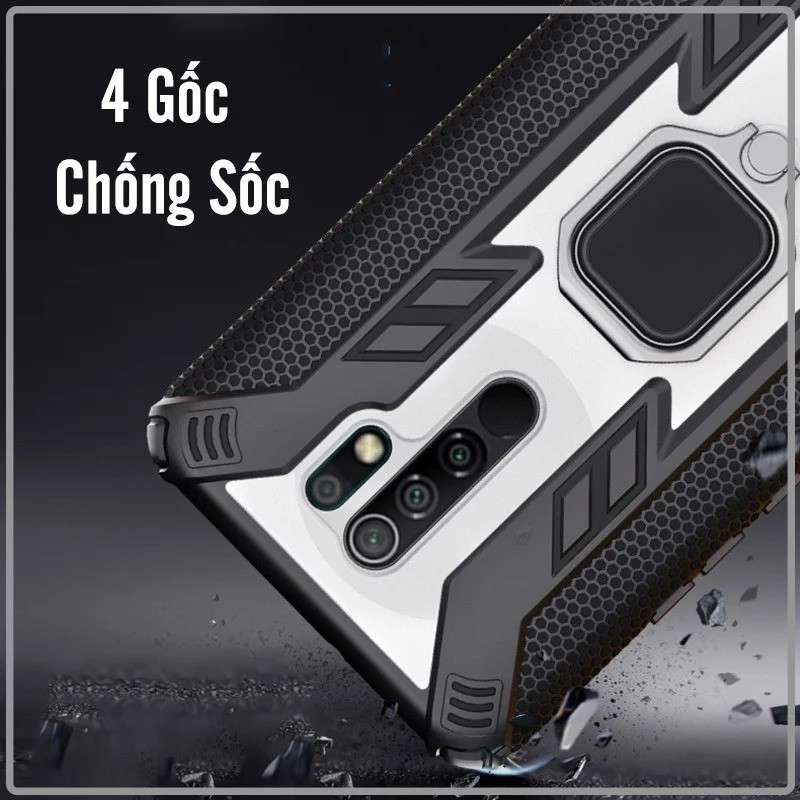Ốp lưng cho Xiaomi Redmi 9 iRON - MAN IRING TRONG SUỐT Nhựa PC cứng viền dẻo chống sốc