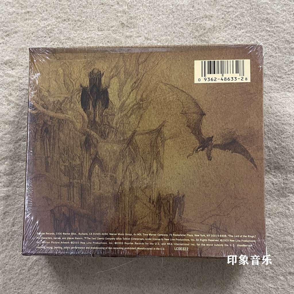 Đĩa cd album lord of the rings the rings the rings trilogy Chính Hãng album 3cd