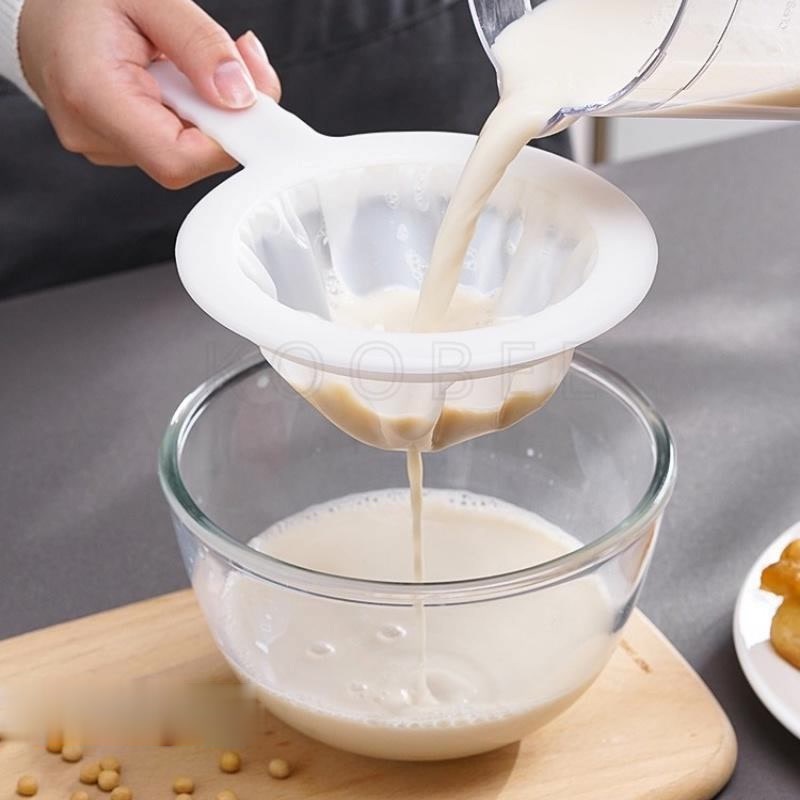 Rây Lọc Sữa Hạt Cao Cấp Cầm Tay-Túi Vải Lọc Sữa Đậu Nành,Lọc Bã Hạt Tiện Dụng