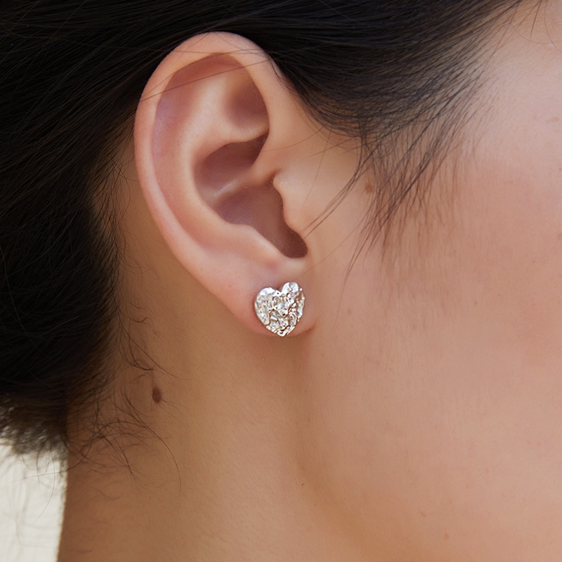 (1 mảnh) Khuyên tai BAMOER bằng bạc 925 đính đá giả thời trang cho nữ