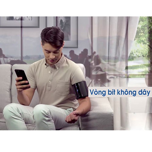 Máy đo huyết áp tự động không dây Omron HEM-7600T
