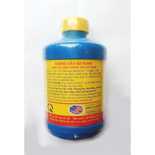 Vitamin B1 Growmore Phân Bón Hoa Lan-Cây Cảnh Cao Cấp (Lọ 235ML)