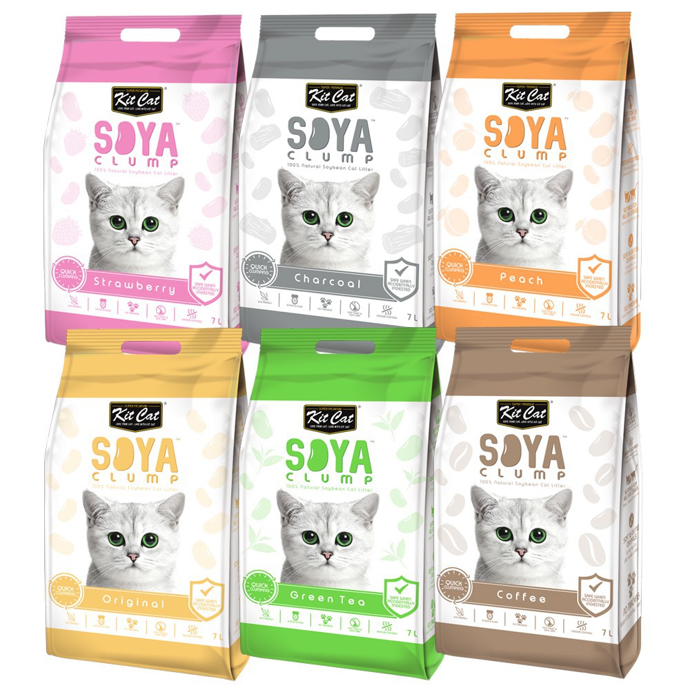 2 gói Kit Cat Soya đậu nành cho mèo