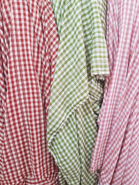 vải caro kẻ thêu ô 0,3cm