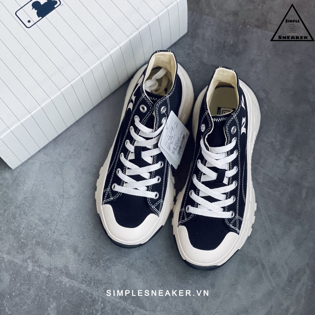 Giày Chunky Đế Cao FREESHIP Giày MLB Chunky High Chuẩn Auth - MLB Chunky High Black / Allwhite Chính Hãng Hàn Quốc