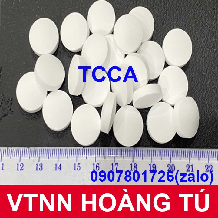 Clo viên sủi 2gram - 1 kg Viên sủi TCCA 2g xử lí nước hồ bơi, khử trùng diệt khuẩn