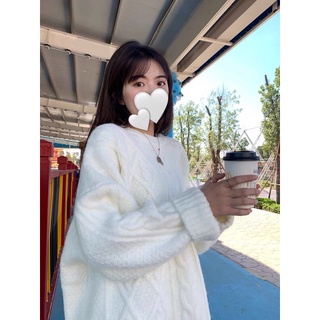(Ảnh thật có video) Áo len vặn thừng Hàn Quốc