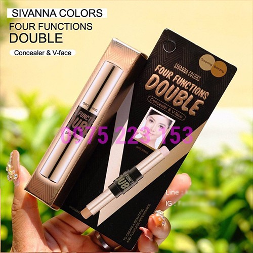 Thanh tạo khối 2 đầu Sivanna Four Fuctions Double HR903 9.6g