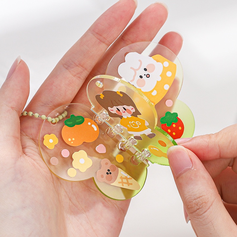Bộ 8 Miếng Dán Màu Kẹo Ngọt Bằng Acrylic Dễ Thương