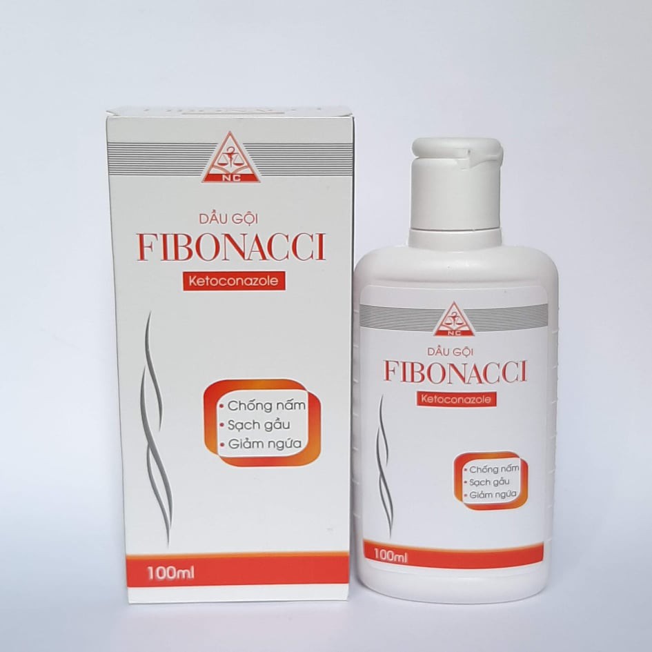 Dầu Gội Đầu Chống Nấm, Sạch Gàu, Hết Ngứa Fibonacci 100ml